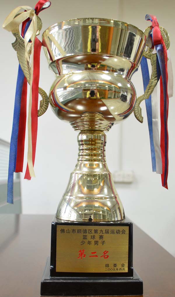 2005-4佛山市顺德区第九届运动会篮球赛少年男子第二名